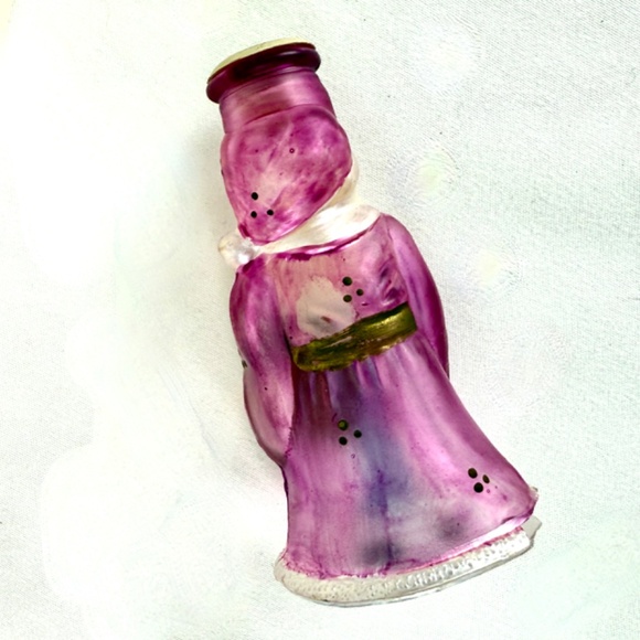 Vintage Old World Christmas 6 Father Christmas Mini Light Covers Santa Excellent - Picture 3 of 13